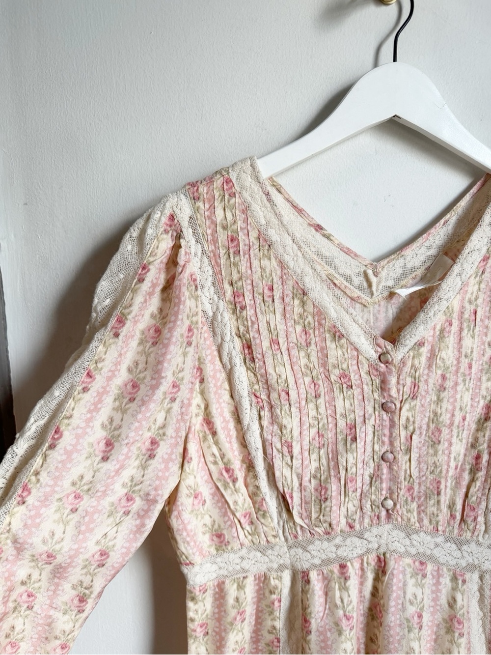 LoveShackFancy Pirelle Mini Dress in Frosted Petal Pink - Picture 2 of 15